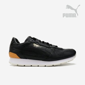 ＊PUMA｜RX 737 PRM/ プーマ/アールエックス プレミアムレザー/ブラックｘオレンジブリック #