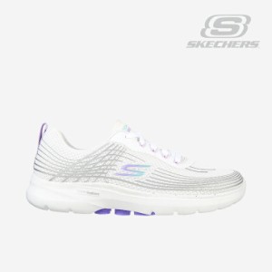 ＊SKECHERS｜W Go Walk 6 Stunning Glow/ スケッチャーズ/ゴー ウォーク スタニング グロー/ホワイトｘマルチ #