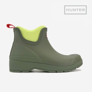 ＊HUNTER｜W Play Neoprene Chelsea Boot/ ハンター/プレイ ネオプレン チェルシー ブーツ/ライケングリーン #