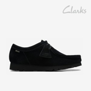 ・CLARKS｜Wallabee GTX Suede Vibram/ クラークス/ワラビー ゴアテックス モカシン スウェード ビブラム/ブラック #