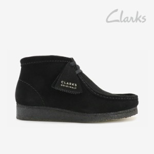 ・CLARKS｜W Wallabee Boot/ クラークス/ワラビー ブーツ/ブラックスウェード #