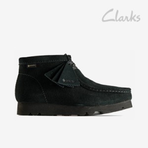 ・CLARKS｜W Wallabee Boot GTX Suede Vibram/ クラークス/ワラビー ブーツ ゴアテックス スウェード ビブラム/ブラック #