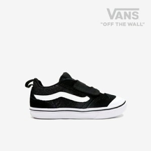 ・VANS｜K Comfycush New Skool V Glitter/ ヴァンズ/コンフィークッシュ ニュー スクール V グリッター/ブラックｘトゥルーホワイト #