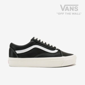 ＊VANS｜Old Skool 36 DX Leather/ ヴァンズ/オールド スクール レザー/ブラック #