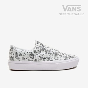 ＊VANS｜Comfycush Era Paisley/ ヴァンズ/コンフィークッシュ エラ ペイスリー/トゥルーホワイトｘブラック #