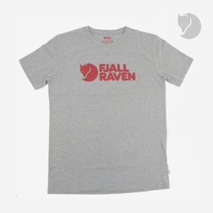 ・FJALLRAVEN｜Logo T-Shirt/ フェールラーベン/ロゴ Tシャツ/グレーメランジ #