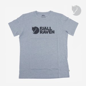 ・FJALLRAVEN｜Logo T-Shirt/ フェールラーベン/ロゴ Tシャツ/アンクルブルーメランジ #