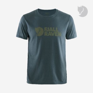・FJALLRAVEN｜Logo T-Shirt/ フェールラーベン/ロゴ Tシャツ/ネイビー #