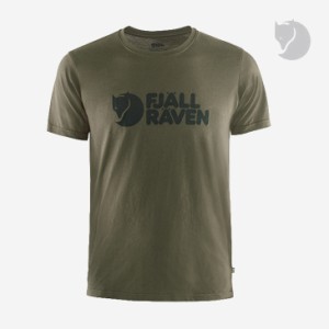 ・FJALLRAVEN｜Logo T-Shirt/ フェールラーベン/ロゴ Tシャツ/ダークオリーブ #