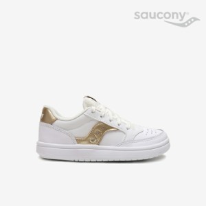 ＊SAUCONY｜K Jazz Court/ サッカニー/ジャズ コート/ホワイトｘゴールド #