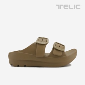 ＊TELIC｜W Buckle Slide/ テリック/ダブル バックル スライド - シャワー/キャメル #