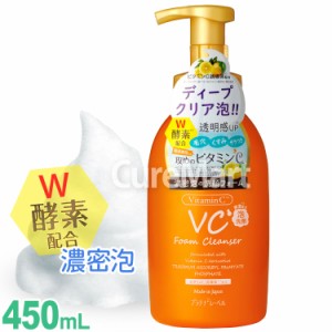 プラチナレーベル VC(ビタミンC) 酵素配合 泡洗顔料 450ml 日本製 PLATINUMLABEL 透明感 高浸透型ビタミンC 洗顔料 パパイン酵素 ディー