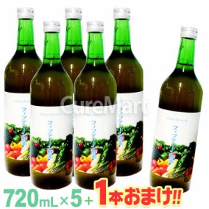 フィフティーン酵素 720ml◆5＋1本増量 計6本セット 酵素ドリンク 酵素原液 ファスティング 酵素発酵液 酵素液 酵素 ダイエット 酵素 植