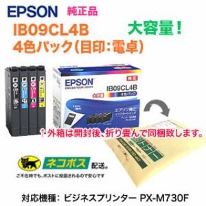 【送料無料】 EPSON／エプソン 純正インクカートリッジ IB09CL4B （目印：電卓） 大容量 4色パック 純正品 ※代引決済不可※