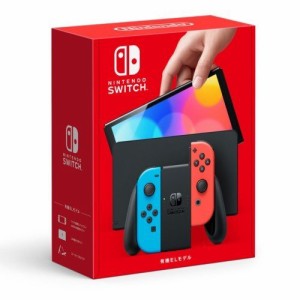 Nintendo Switch有機ELモデルJoy-Con(L)ネオンブルー/(R)ネオンレッド HEG-S-KABAA 任天堂【新製品】【併用可能】【即日発送、土、祝日発