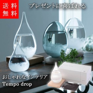 テンポドロップ 100percent Tempo drop 送料無料 ストームグラス プレゼントに喜ばれるおしゃれなしずく型のインテリア