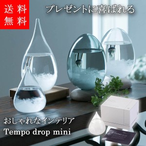 テンポドロップミニ 100percent Tempo drop mini 送料無料 ストームグラス プレゼントに喜ばれるおしゃれなしずく型のインテリア