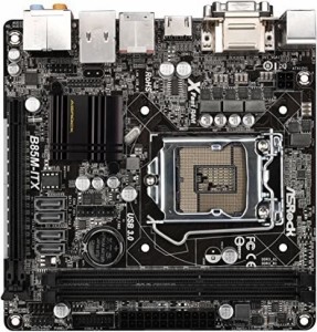 ASRock B85M-ITX LGA 1150 Intel B85 HDMI SATA 6Gb/s USB 3.0 Mini ITX Intel Motherboard 中古