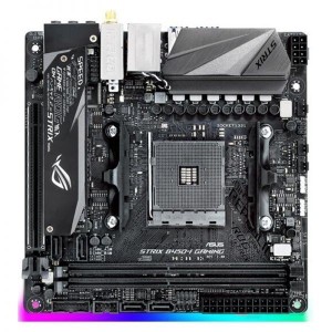 ASUS AMD ROG STRIX B450-I GAMING Socket AM4 DDR4 Mini-ITX (90MB0Z50-M0EAY0) Motherboard 中古