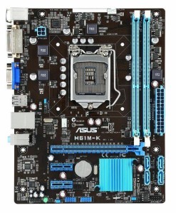 ASUS H61M-K LGA 1155 Intel H61 Micro ATX Intel Motherboard 中古