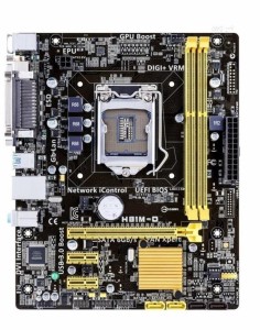 ASUS H81M-D Intel H81 Chipset - Socket H3 LGA-1150 Desktop Motherboard 中古