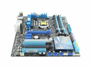 ASUS P7P55D DELUXE LGA 1156 Intel P55 DDR3 16GB ATX 3PCI-E 3.0 X16ATX Intel Motherboard 中古