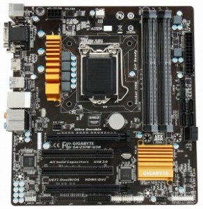 GIGABYTE Z97M-D3H LGA 1150 Intel Z97 HDMI SATA 6Gb/s USB 3.0 Micro ATX Intel Motherboard 中古