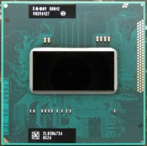 Intel Core i7-2820QM SR012 4C 2.3GHz 8MB 45W Socket G2 中古