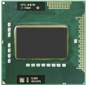 Intel Core i7-740QM SLBQG 4C 1.73GHz 6MB 45W Socket G1 BY80607005259AA 中古