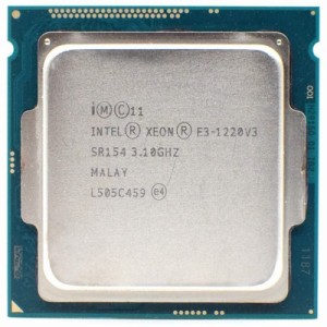 Intel Xeon E3-1220 v3 SR154 4C 3.1GHz 8MB 80W LGA1150 中古