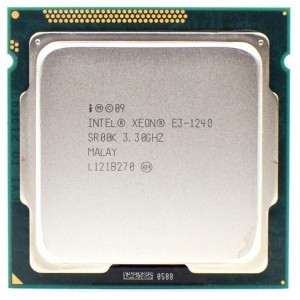 Intel Xeon E3-1240 SR00K 4C 3.3GHz 8MB 80W LGA 1155 中古