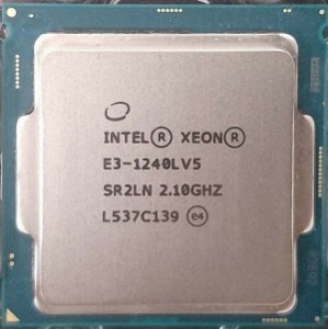 Intel Xeon E3-1240L v5 SR2CW 4C 2.1GHz 8MB 25W LGA1151 中古