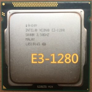 Intel Xeon E3-1280 SR00R 4C 3.5GHz 8MB 95W LGA1155 中古