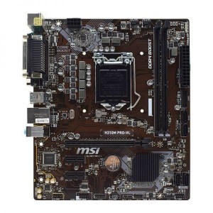 MSI H310M PRO-VL PLUS Intel 8/9th LGA 1151 Micro ATX Motherboard 中古