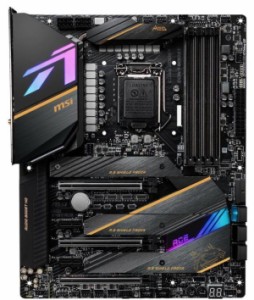 MSI MEG Z490 ACE LGA 1200 Intel Z490 SATA 6Gb/s ATX Intel Motherboard 中古