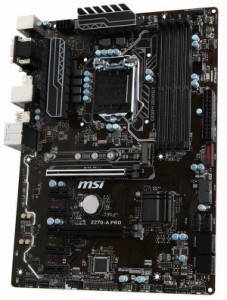 MSI Z270-A PRO LGA 1151 Intel Z270 SATA 6Gb/s USB 3.1 ATX Intel Motherboard 中古