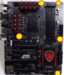 MSI Z97 GAMING 5 LGA 1150 Intel Z97 HDMI SATA 6Gb/s USB 3.0 ATX Intel Motherboard 中古