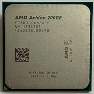 AMD Athlon 200GE 2C 3.2GHz 4MB AM4 DDR4-2666 35W 中古