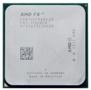 AMD FX-8150 4C 3.6GHz 3.9GHz 4x2MB 8MB 125W FD8150FRW8KGU 中古