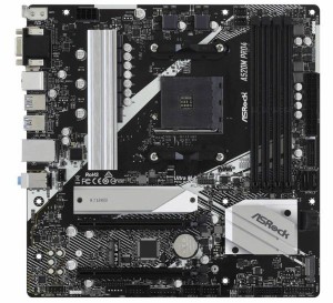 ASRock A520M PRO4 AM4 AMD A520 SATA 6Gb/s Micro ATX AMD Motherboard 中古