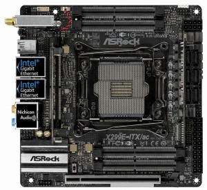 ASRock X299E-ITX/AC 中古 LGA 2066 Intel X299 SATA 6Gb/s USB 3.1 Mini ITX Intel Motherboard