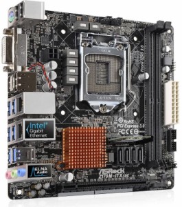 ASRock Z170M-ITX/ac Intel Z170 LGA1151 Mini-ITX DDR4 SATA3 HDMI DVI Motherboard 中古