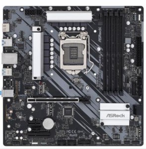 ASRock Z590M Phantom Gaming 4 LGA 1200 Intel Z590 SATA 6Gb/s Micro ATX Intel Motherboard 中古