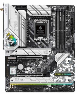 ASRock Z790 Steel Legend WiFi Intel LGA1700 14th 13th 12th Gen PCIE 5.0 x16 DDR5 ATX Motherboard 中古