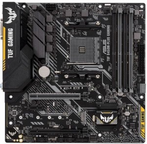 ASUS TUF B450M-PLUS GAMING AMD Socket B450 AM4 MicroATX Motherboard 中古