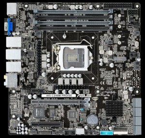 ASUS WS C246M PRO SE DDR4 LGA1151 Intel Motherboard 中古