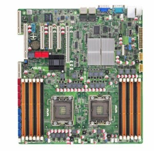 ASUS Z8NR-D12 Intel 5000 Socket 1366 DDR3 ATX Motherboard 中古