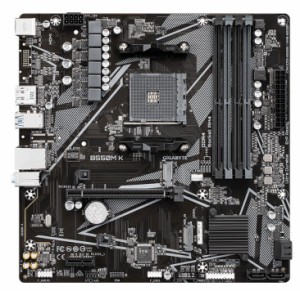 GIGABYTE B550M-K AM4 AMD B550 Dual M.2 SATA 6Gb/s PCIe 4.0 MATX Motherboard 中古