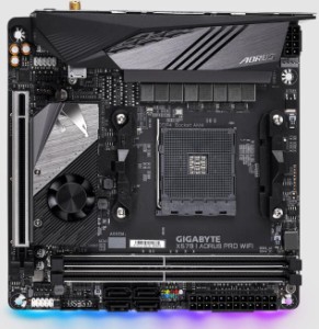 GIGABYTE X570 I Aorus Pro Wi-Fi AMD X570 DDR4 Socket AM4 Mini-ITX Motherboard 中古