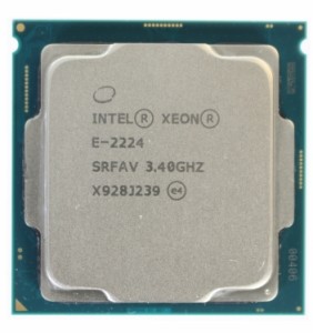Intel Xeon E-2224 SRFAV 4C 3.4GHz 8MB 71W LGA1151 中古